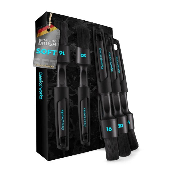ChemicalWorkz Detailing Brush Set Black Boar