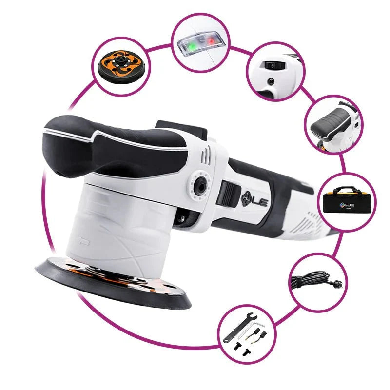 Liquid Elemundts T2000 V4 Poliermaschine mit koffer und accessoires