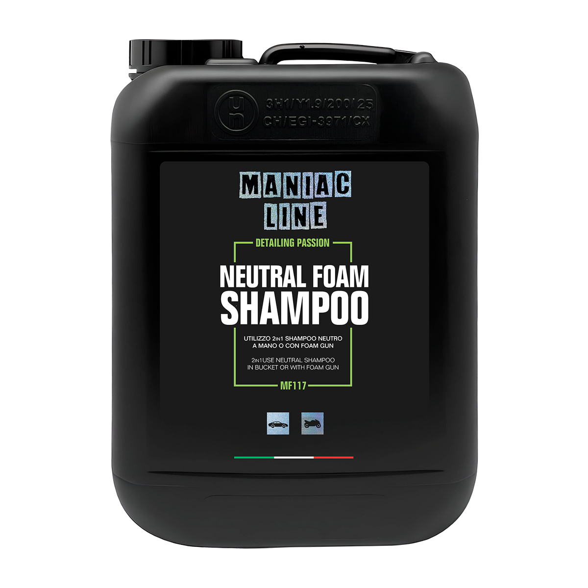 Maniac Line Neutral Foam Shampoo pH-neutrale autoshampoo 5 liter MF117