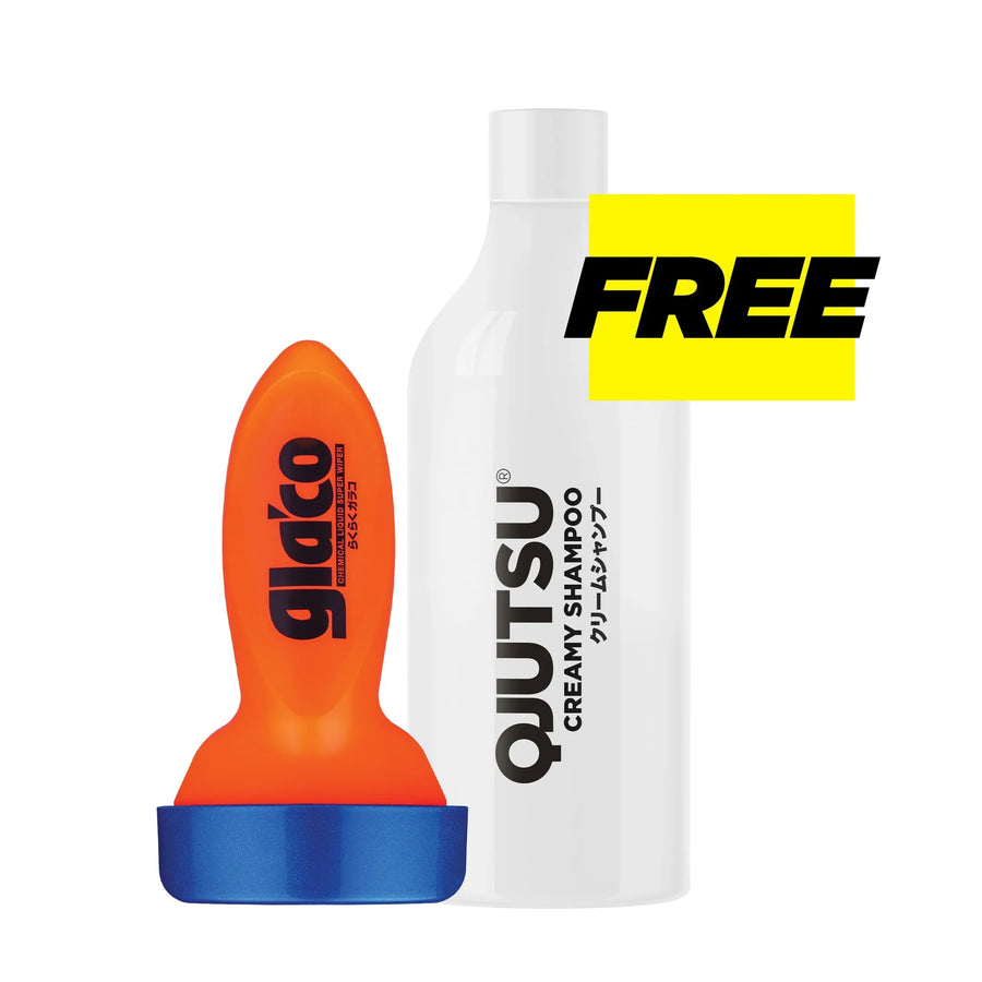 Soft99 Glaco QAD | Scheibenversiegelung 120 ml + QJUTSU Shampoo
