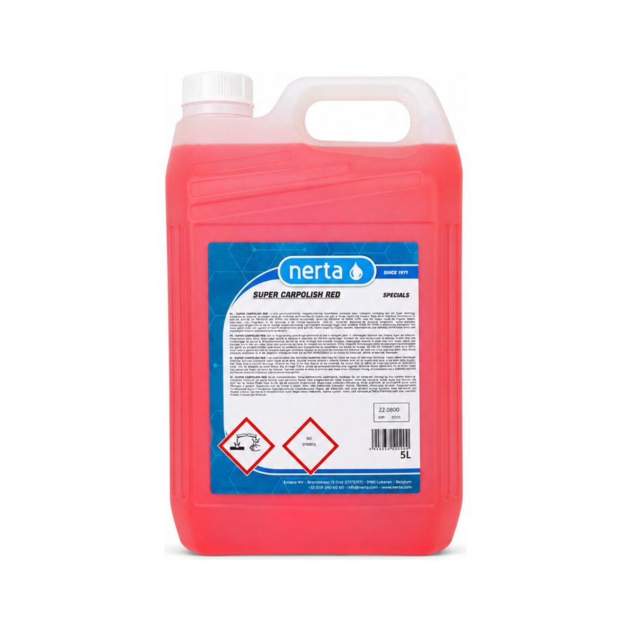 Nerta Super Carpolish Red | Autoshampoo mit Wachs 5 Liter