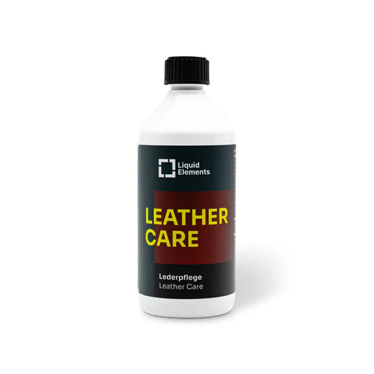 Liquid Elements LEATHER CARE leerverzorging voor echt leer kunstleer glad en geperforeerd leer
