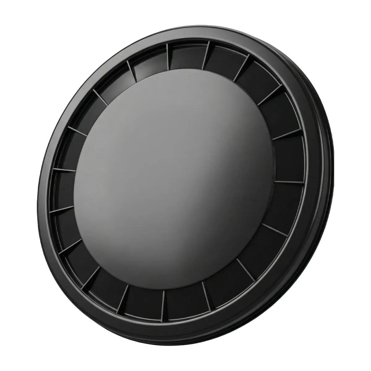 Bucket Lid Basic zwarte klikdeksel voor 3,5 en 5 gallon wasemmers

