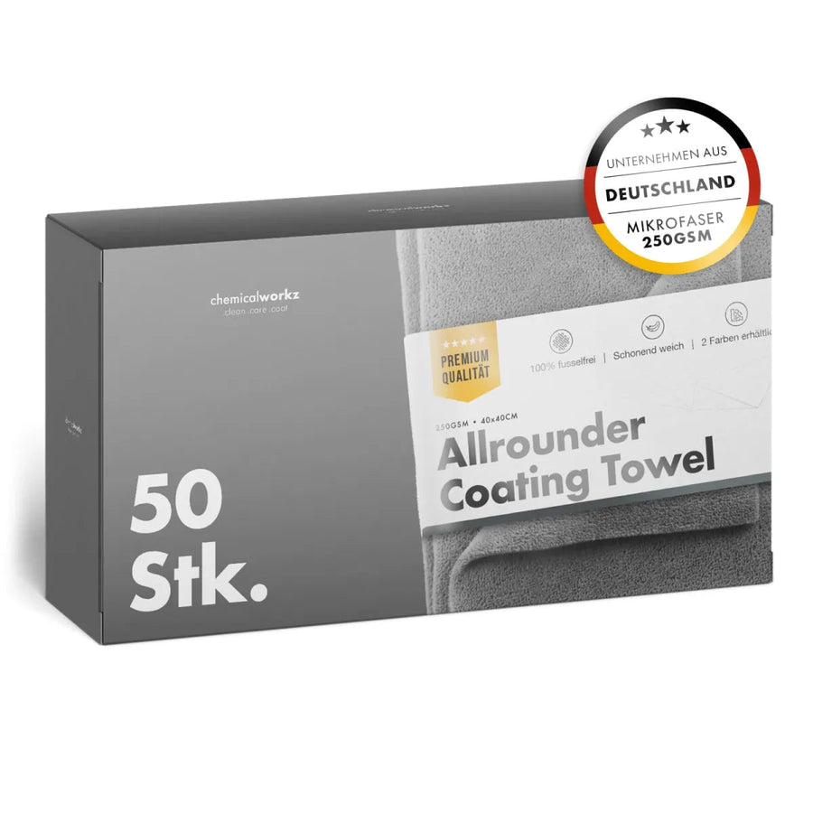 ChemicalWorkz® Allrounder Coating Tücher 250 GSM Grau | 50 Stück