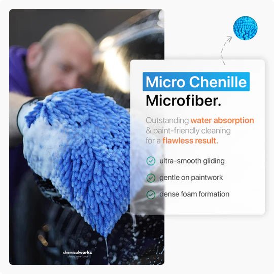 ChemicalWorkz® Chenille Washmitt - De Detailshop