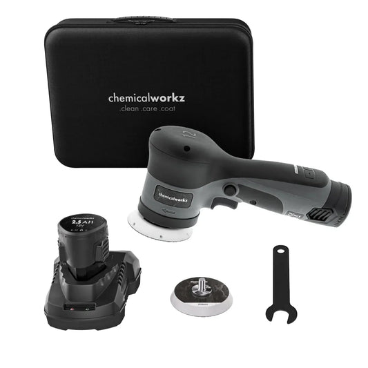 ChemicalWorkz DA12 EVO met 50 en 75 mm backing plates