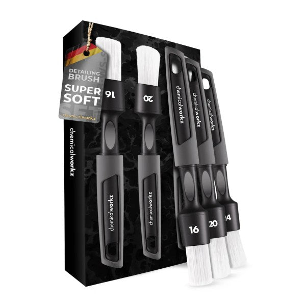 ChemicalWorkz Detailing Brush Set White Soft