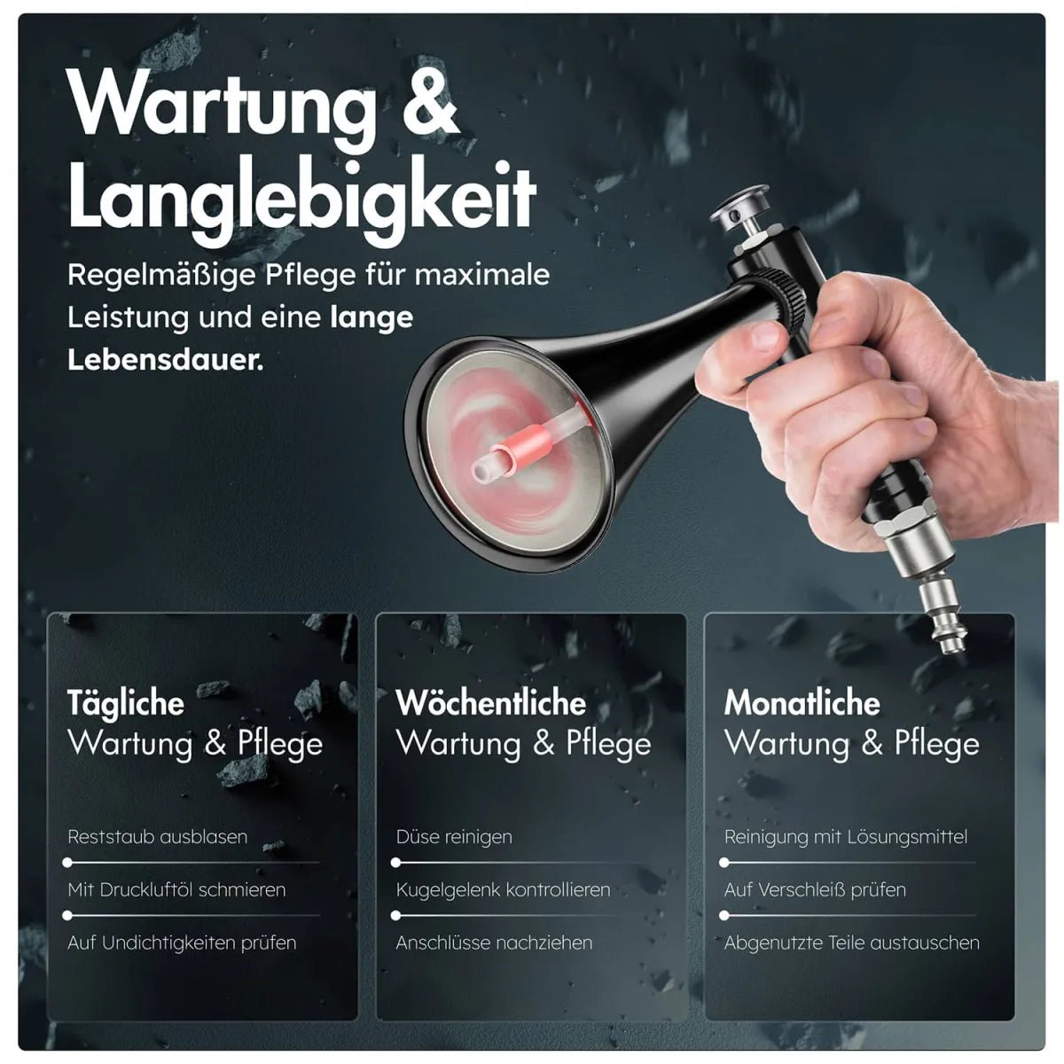 ChemicalWorkz® Mini Air Gun | Druckluft-Reinigungspistole - De Detailshop