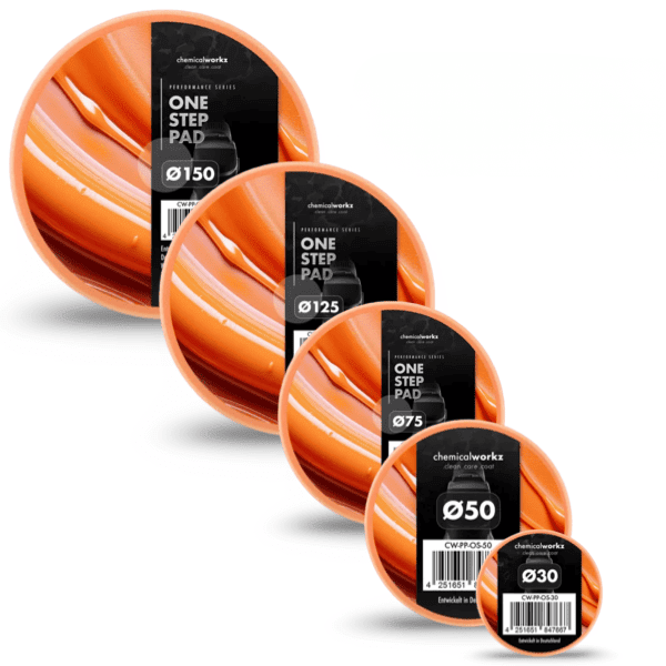 ChemicalWorkz® One-Step-Polierpad Orange - De Detailshop