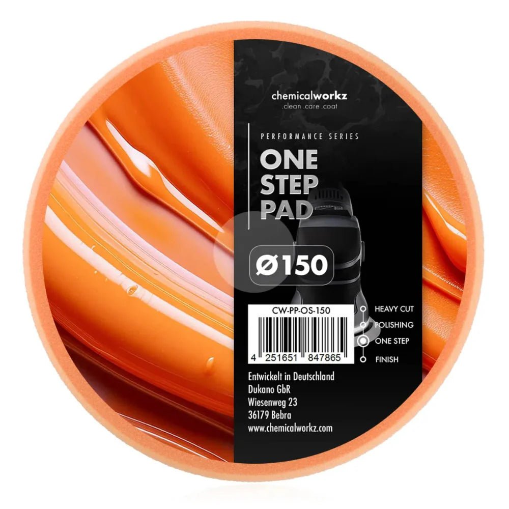 ChemicalWorkz® One-Step-Polierpad Orange - __SHauf__