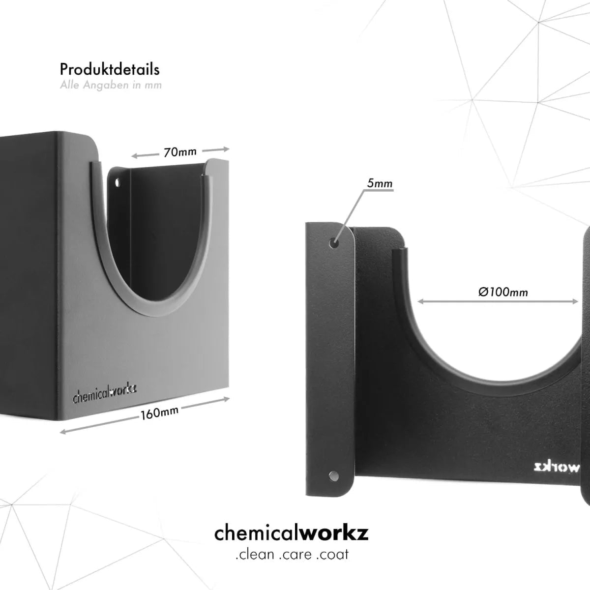ChemicalWorkz® Single Polisher Wall Mount - De Detailshop