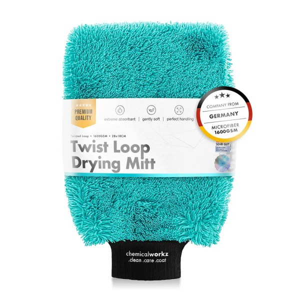 ChemicalWorkz Twisted Loop Drying Mitt 1600 GSM