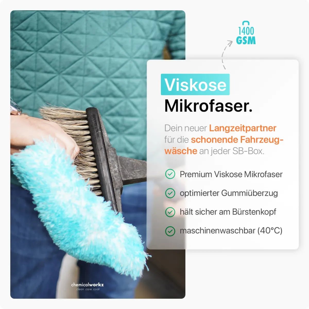 ChemicalWorkz® Wash Brush Cover V2 | Waschbürstundbezug - __SHauf__