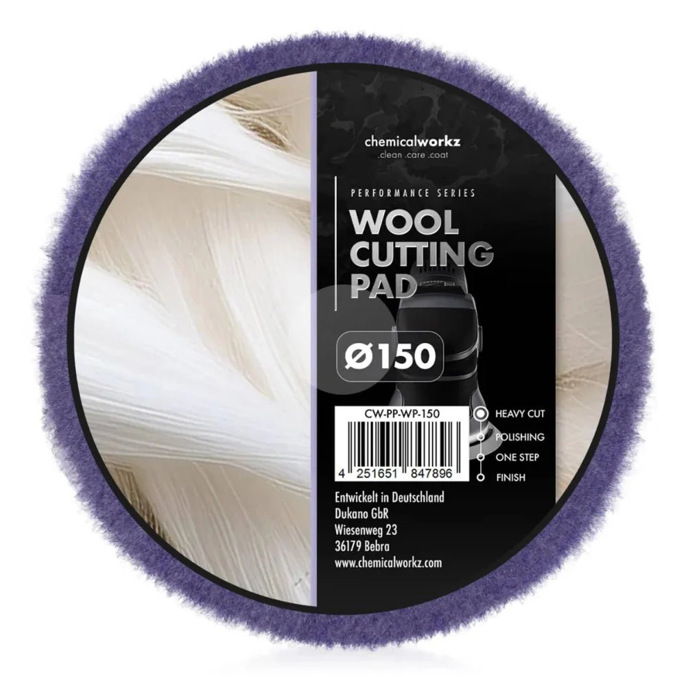 ChemicalWorkz® Wool Cutting Pad | Woll-Polierpad - De Detailshop