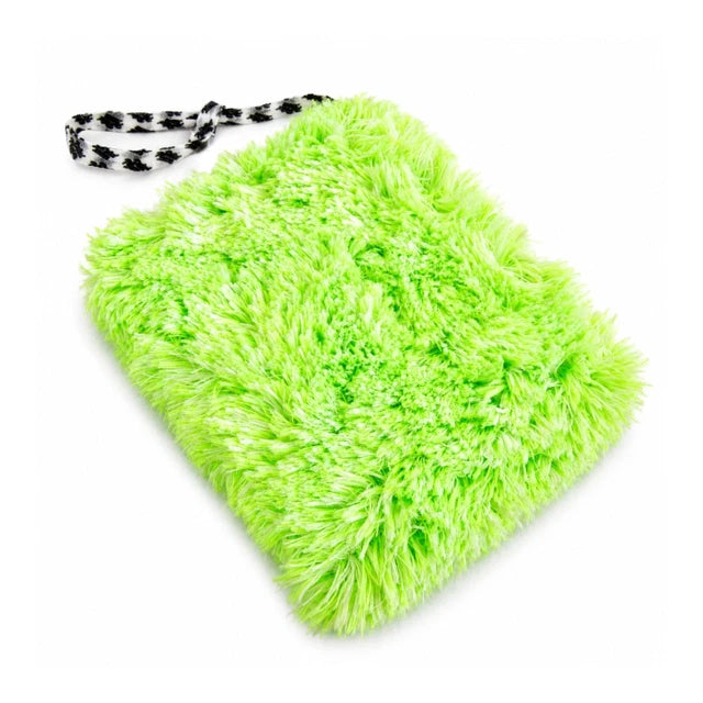 Detail Passion Creamy Wash Pad 1200 GSM Neon Green met polsband