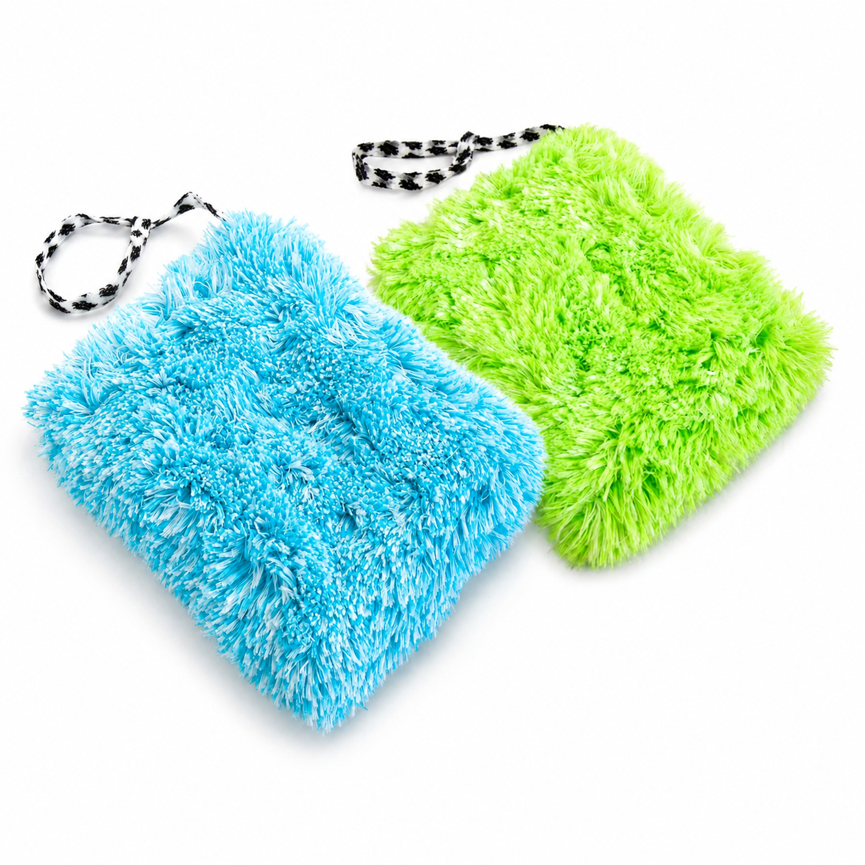 Detail Passion Creamy Wash Pad in Ocean Blue en Neon Green