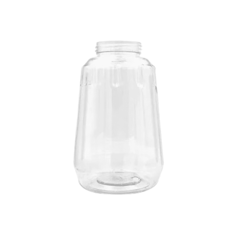 Foam-Cannon-Ersatzflasche transparent | Breiter Standfuß