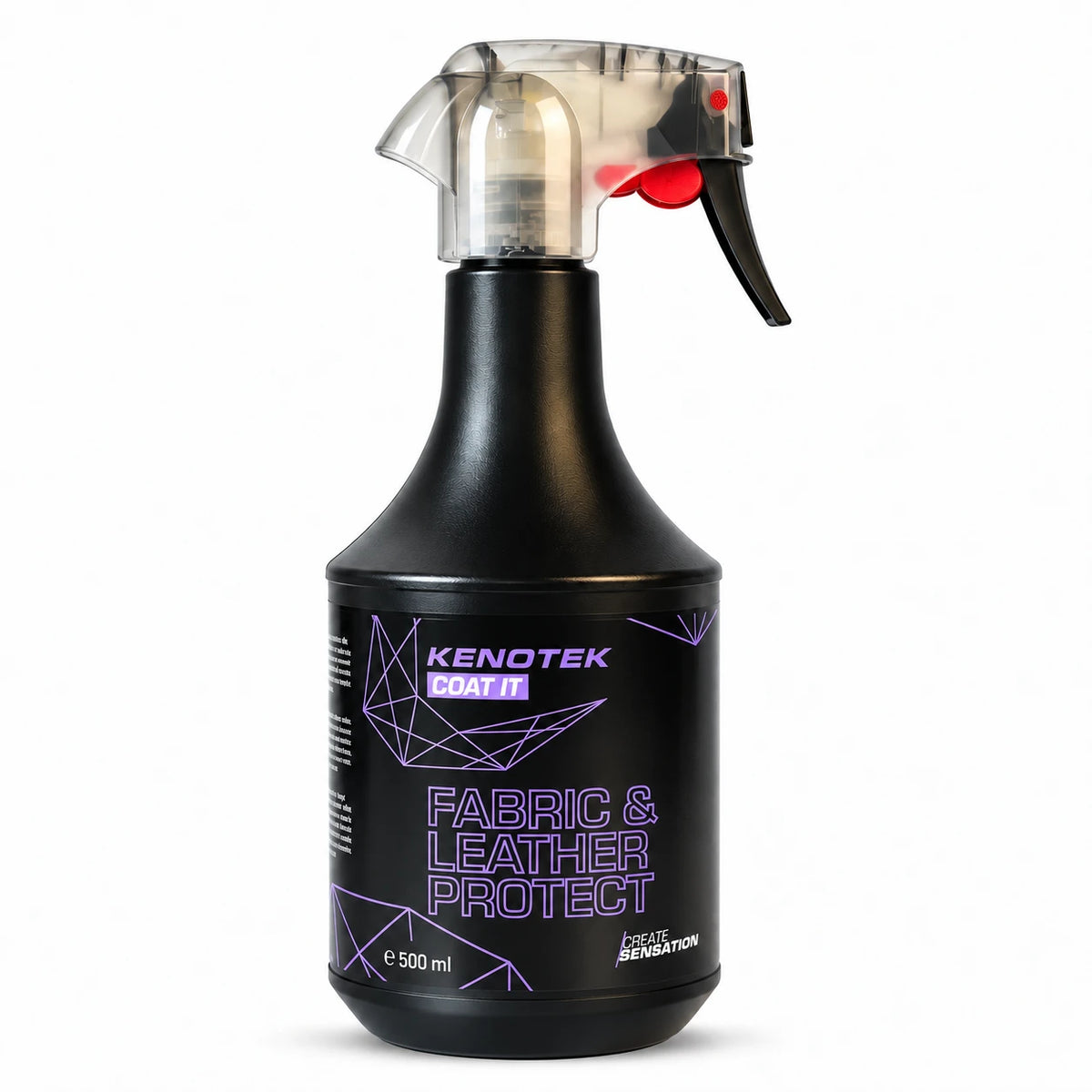 Kenotek Coat It Fabric & Leather Protect | Textil- und Lederversiegelung in schwarze Sprühflasche