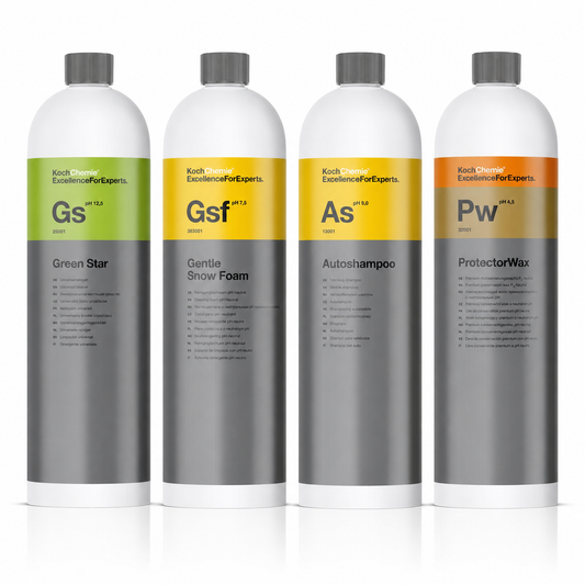 Koch Chemie PowerWash Set met vier reinigingsproducten van 1 liter
