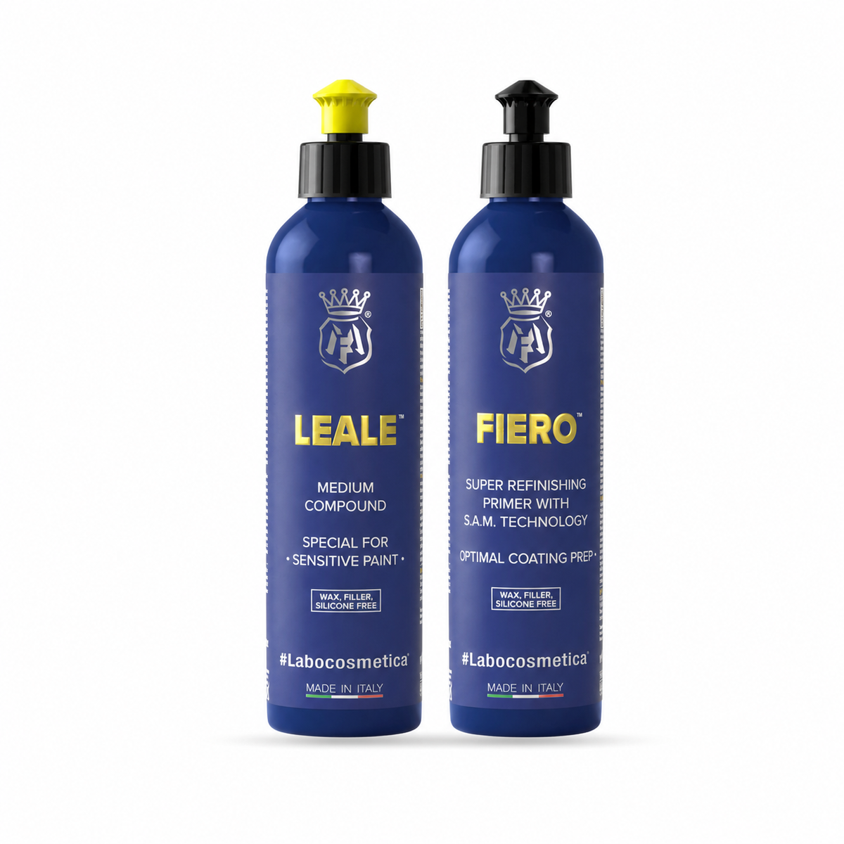 Labocosmetica 2-Step-Polierset | 2 × 250 ml mit LEALE und FIERO
