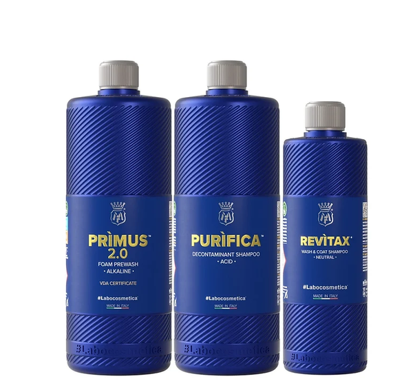 Labocosmetica 3pH Protection Wasbundel mit Primus 2.0, Purifica und Revitax