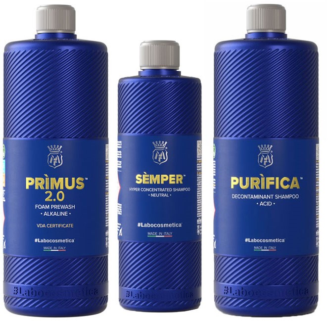 Labocosmetica 3pH Was Bundel met Primus Purifica en Semper voor complete autoreiniging
