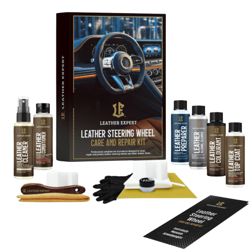 Leather Expert verzorgings- und reparatieset für stuurwielund