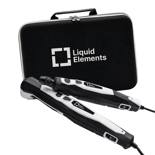 Liquid Elements A800 en Pico mini accu-polijstmachines als complete set