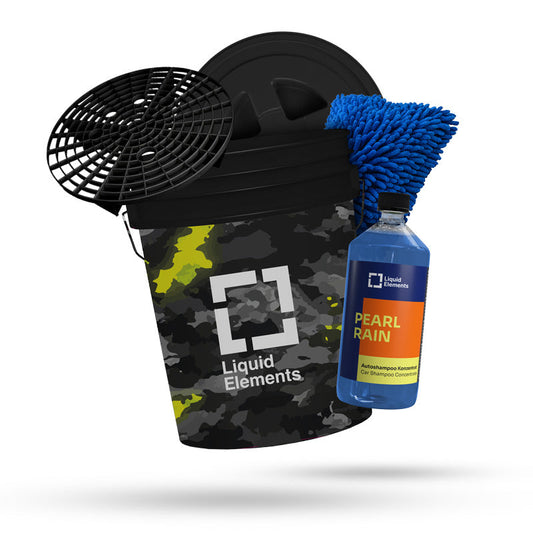 Liquid Elements autowas-set met Camo wasemmer Basic