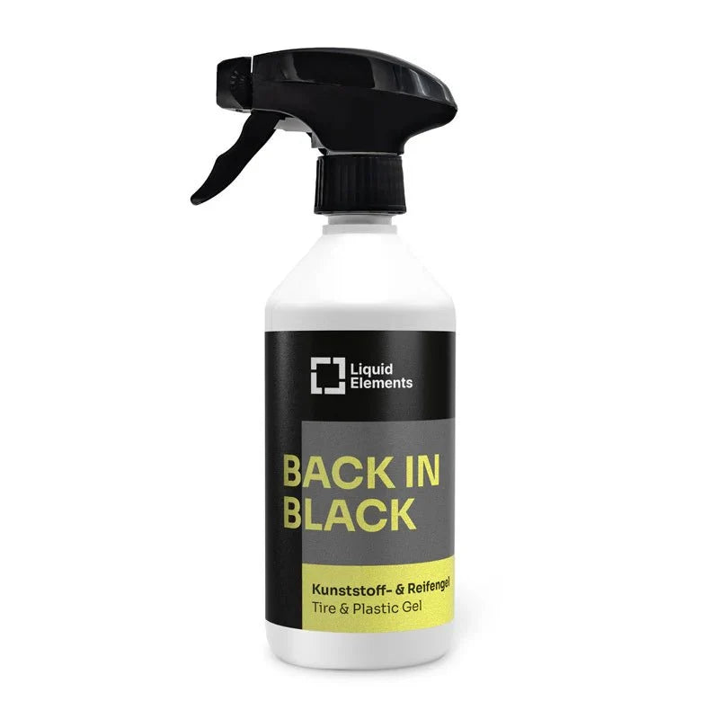 Liquid Elements Back in Black kunststofdressing 500 ml