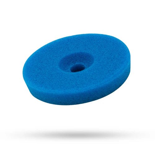 Blauwe Liquid Elements Centriforce V2 polijstpad van 150 mm voor extra heavy cut