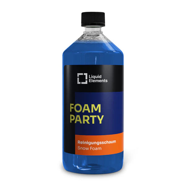 Liquid Elemundts Foam Party Deep Ice snow foam in blaue Produktflasche