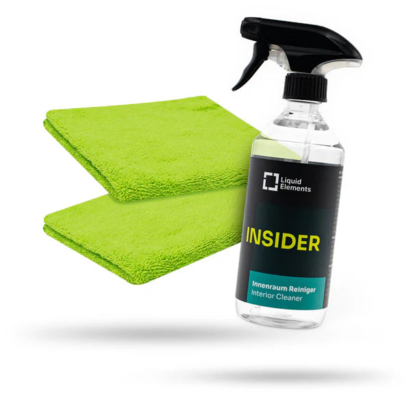 Liquid Elemundts Innundraumreinigingsset mit reiniger, doek, borstel und applicator
