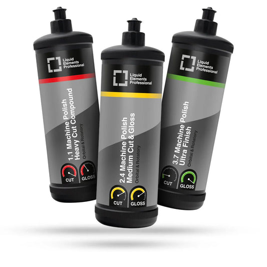 Liquid Elements Pro Polijstpasta Set 1L - De Detailshop