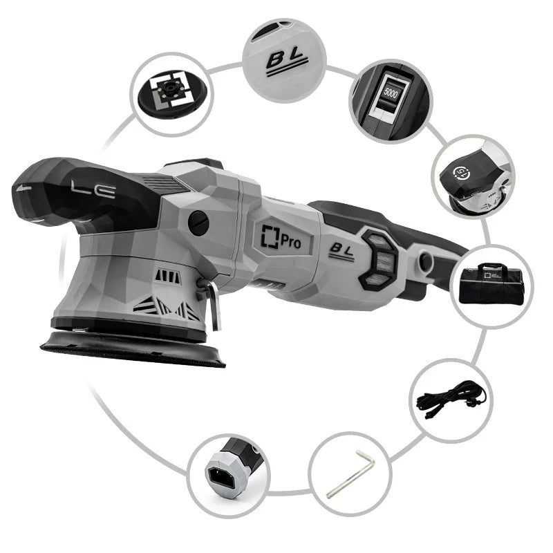 Liquid Elements T4500 Pro polijstmachine in zijaanzicht