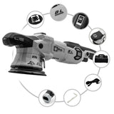 Liquid Elemundts T4500 Pro Poliermaschine in zijaanzicht