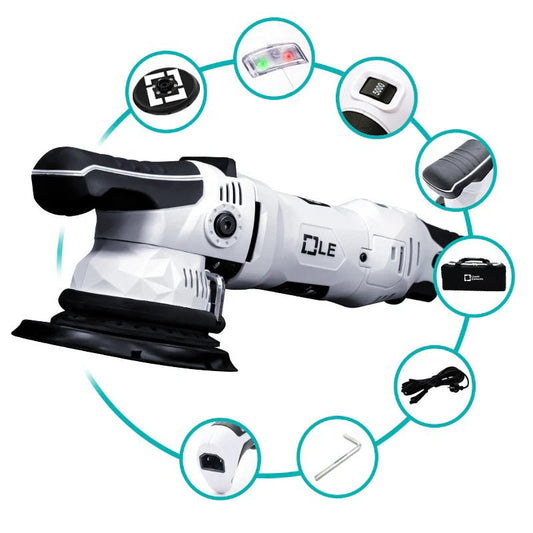 Liquid Elements T5200 excentrische polijstmachine met polijstpad