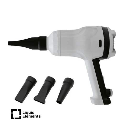 Liquid Elements Turbo Dry Blower lakdroger met handgreep en mondstuk