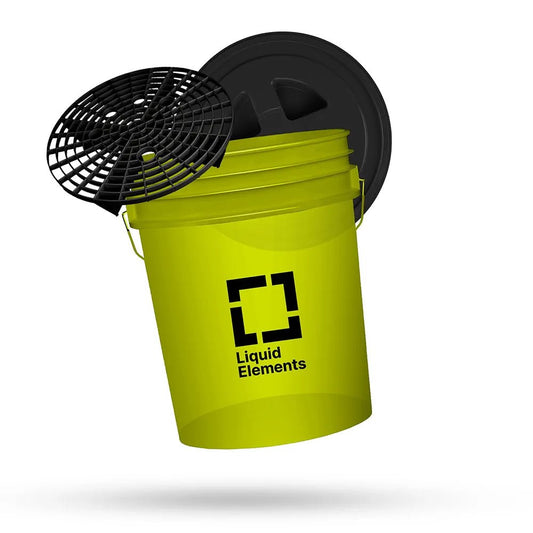 Liquid Elements transparante wasemmer van 20 liter met Volt-details