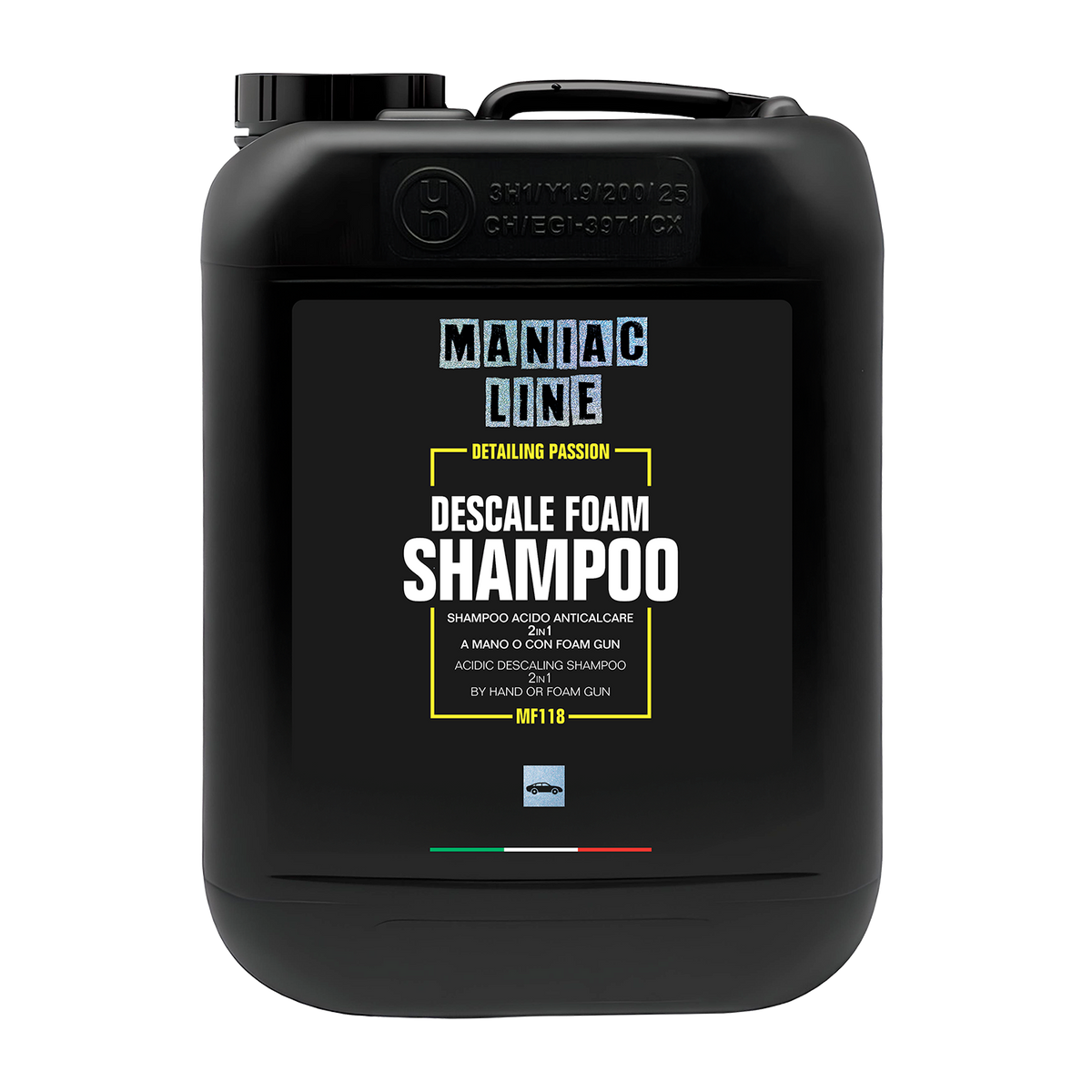 Maniac Line Descale Foam Shampoo 5 liter zure autoshampoo