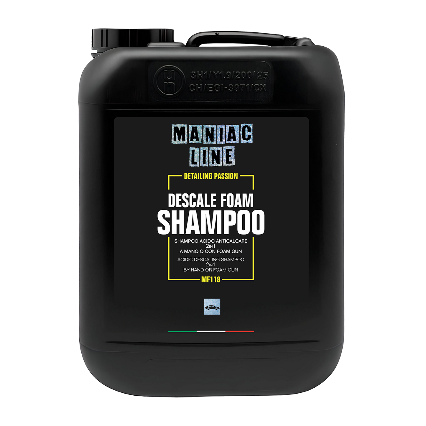Maniac Line Descale Foam Shampoo zure autoshampoo 5 liter MF118