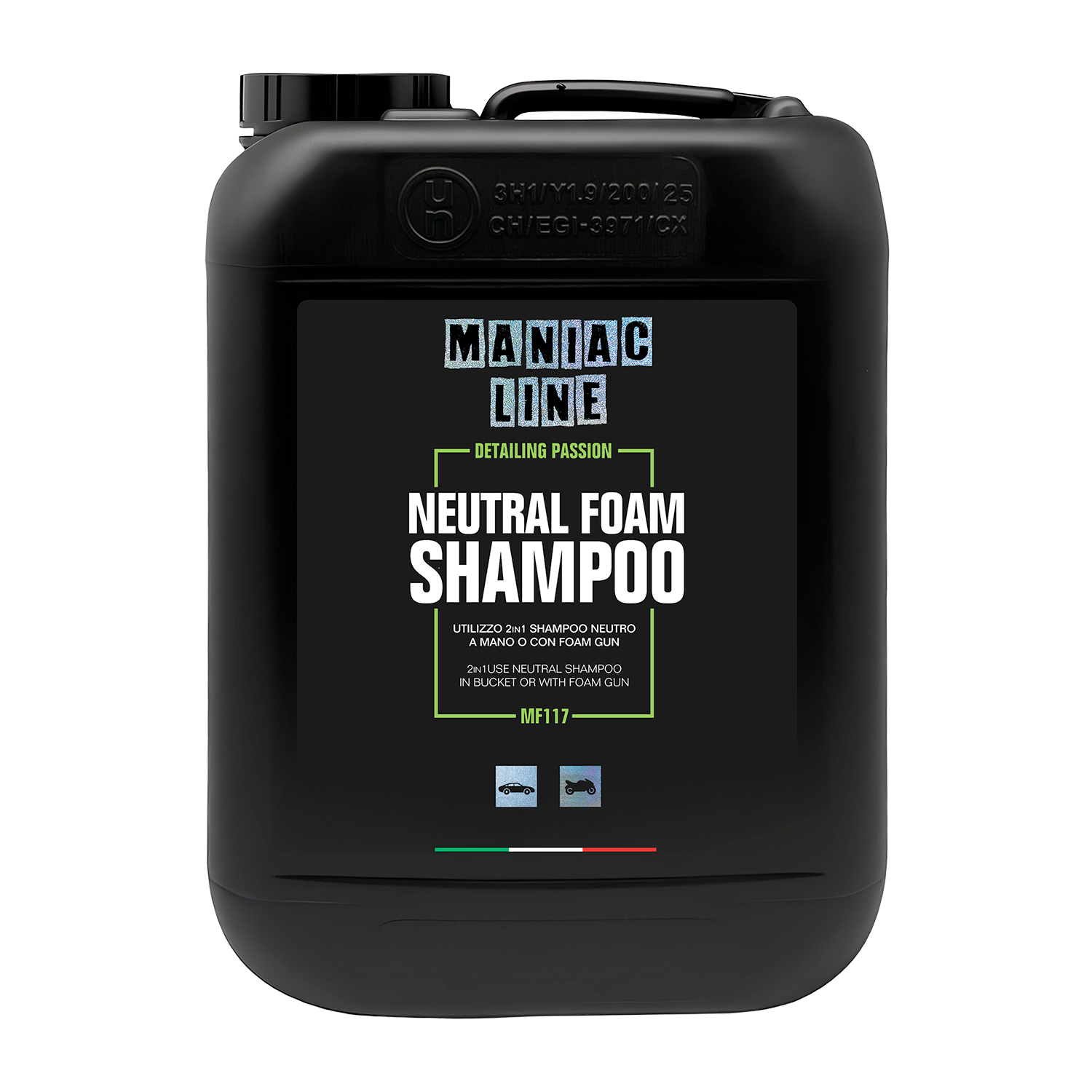 Maniac Line Neutral Foam Shampoo pH-neutrale autoshampoo 5 liter MF117