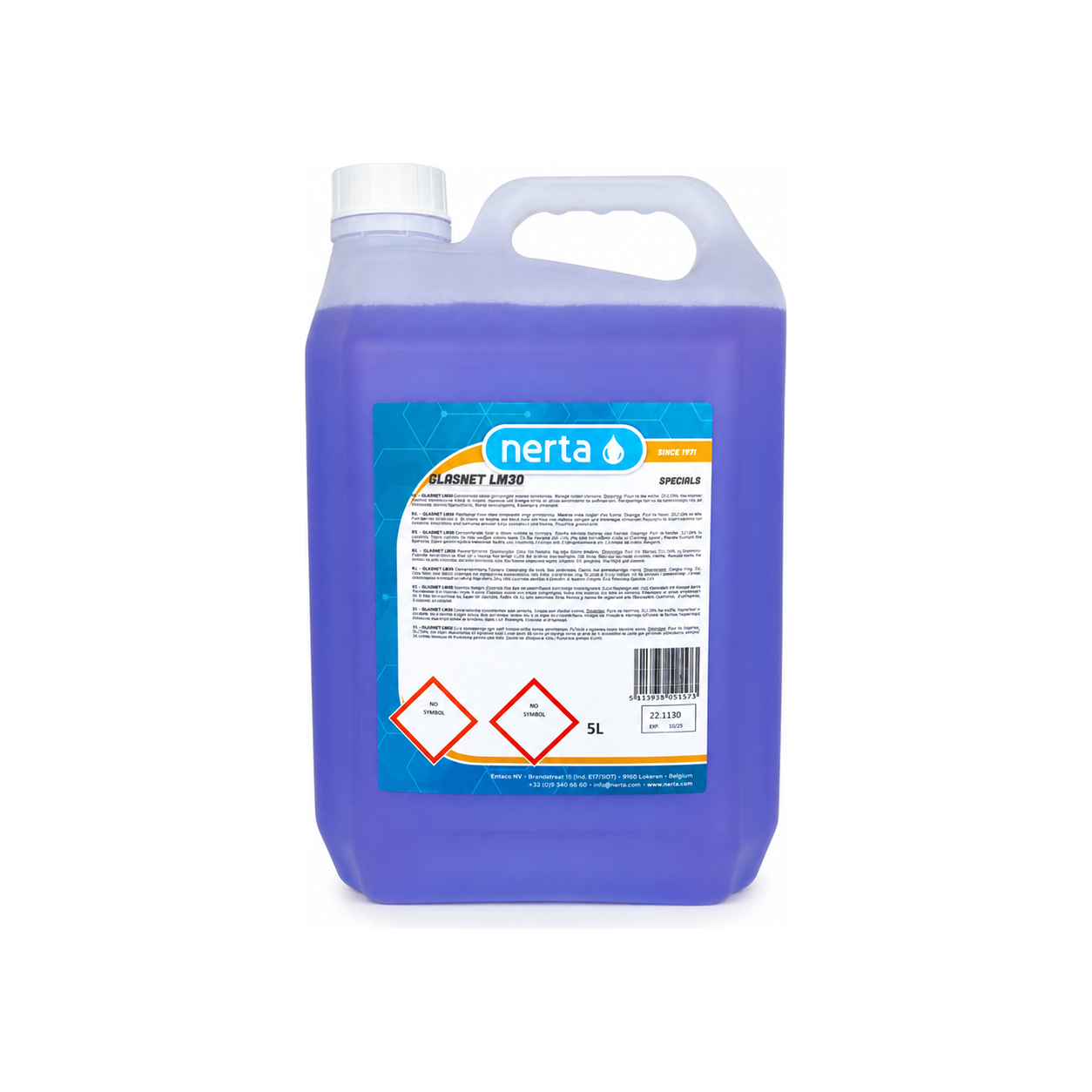 Nerta Glasnet Alcohol | Ammoniakfreier Glasreiniger 5 Liter 5L