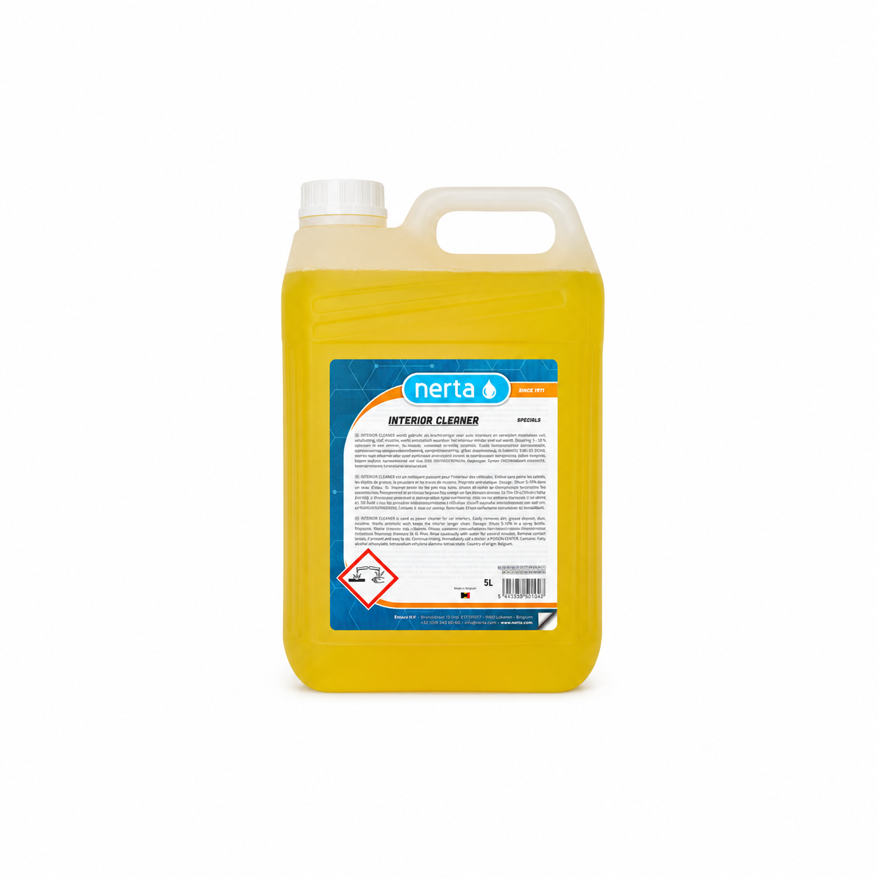 Nerta Interior Cleaner voor autobekleding en interieur 5L