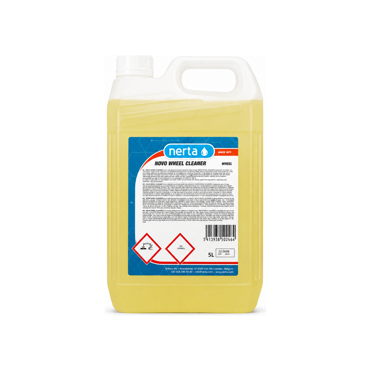 Nerta Novo Wheel Cleaner | Alkalischer Felgundreiniger 5 Liter 5L