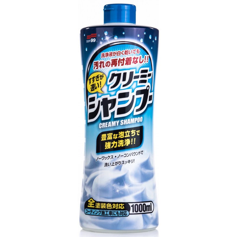 Soft99 Creamy Autoshampoo | pH-neutral, 1 Liter