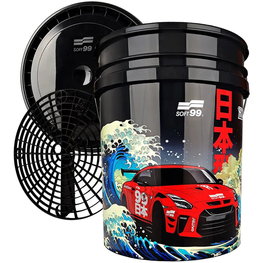 Soft99 Detailing-Wascheimer | Mit Grit Guard und Deckel