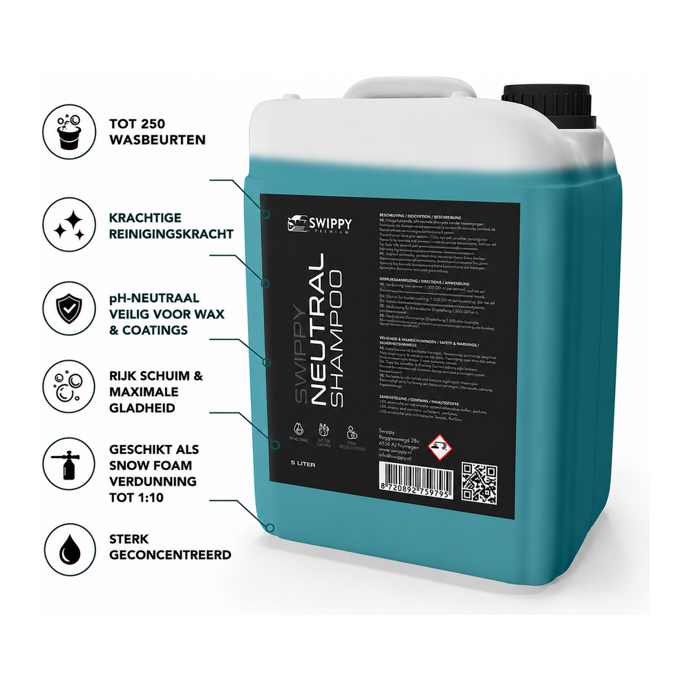 Swippy Neutral Shampoo 5L