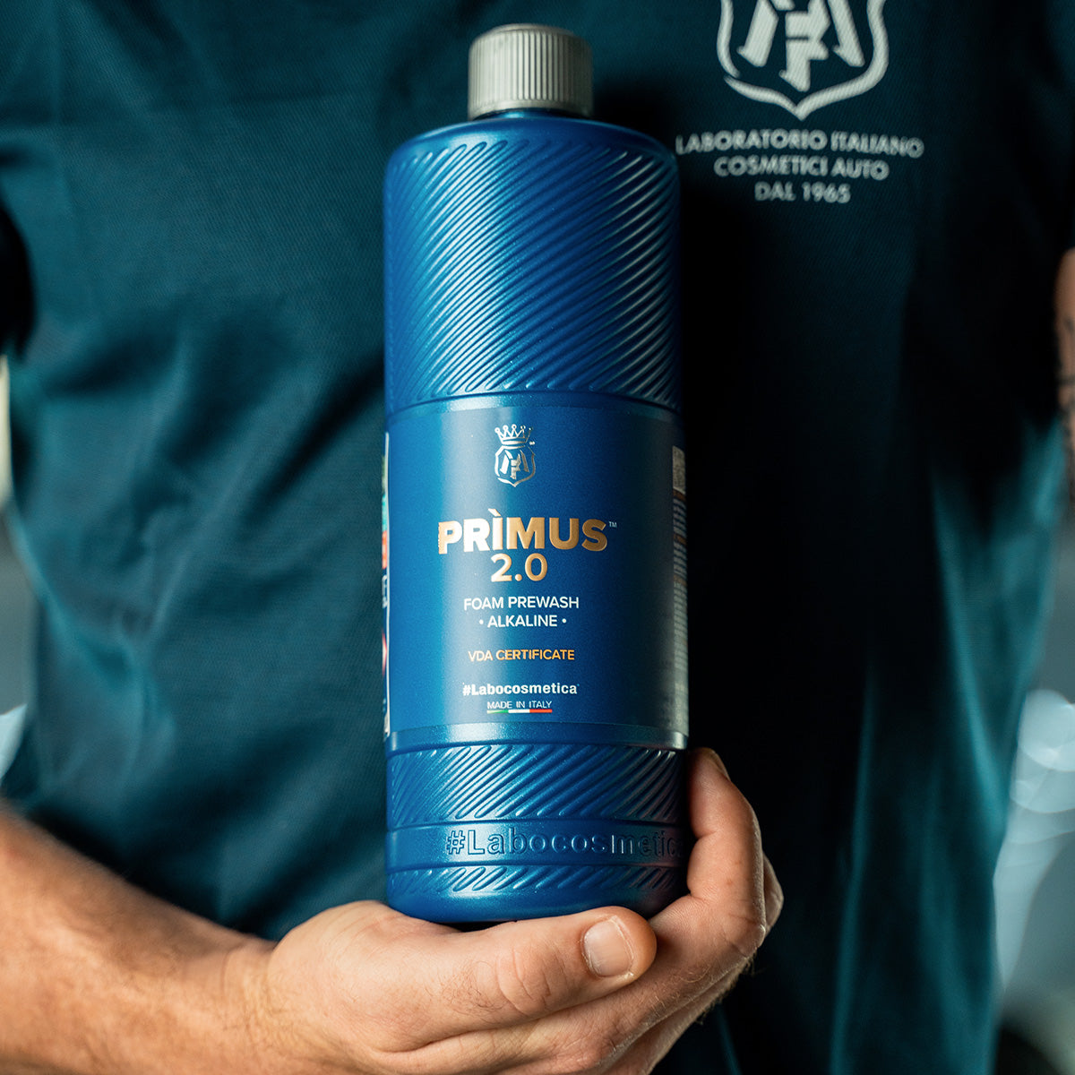 Labocosmetica Prìmus 2.0 product- en toepassingsfoto