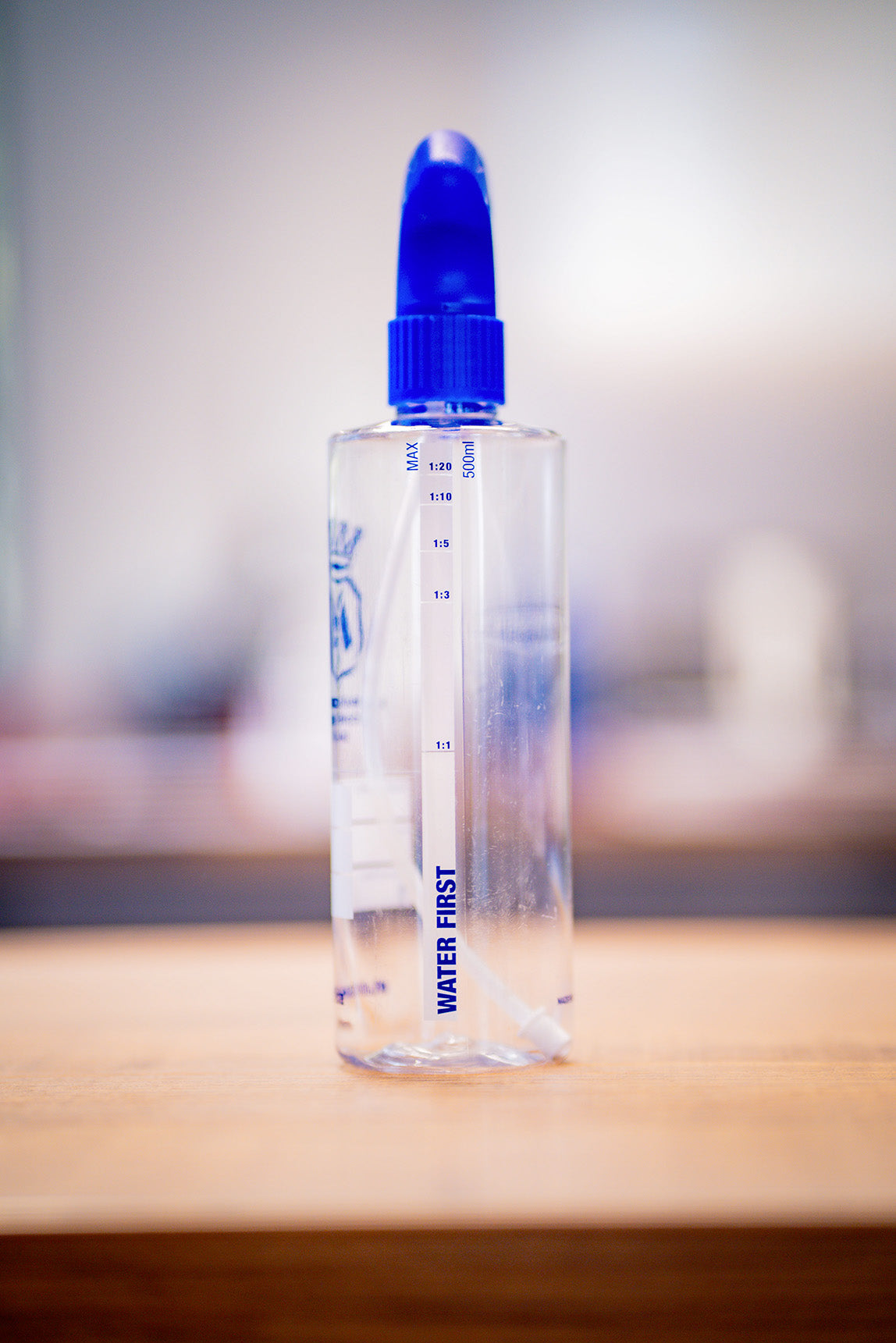 Labocosmetica Maatfles + Trigger product- en toepassingsfoto